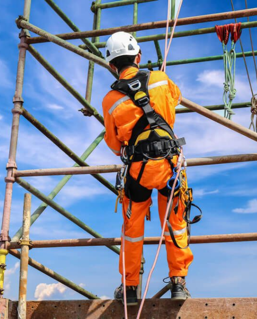 Scaffolding with safety